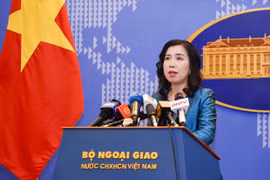 Официальный представитель МИДа Вьетнама Ле Тхи Тху Ханг. (Фото: ВИА)