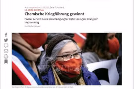Газета Молодой мир (Junge Welt) сообщила об иске Чан То Нга. (Фото: ВИА)