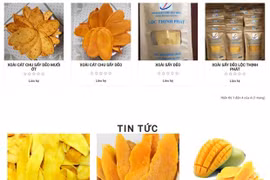 Продукция компании Loc Thinh Phat представлена на locthinhphat.vn (Скриншот) 