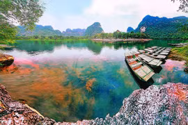 Вид на лодочную пристань Трангана (Фото: hanoimoi.com.vn) 