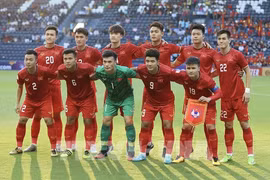 Cборная U23 Вьетнама по футболу. (Фото: Хоанг Линь/ВИА)