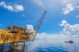 Добыча газа и конденсата в глубоководной части бассейна NCS