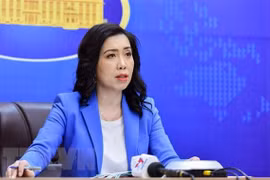 Официальный представитель МИД Ле Тхи Тху Ханг. (Фото: ВИА) 