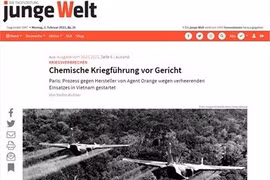 Скриншот статьи об иске Чан То Нга, опубликованной в газете Junge Welt (Фото: ВИА)