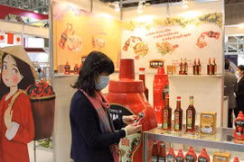Вьетнамская продукция на выставке Foodex Japan 2021 (Фото: ВИА)