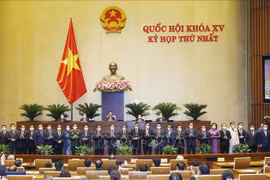 Представлено новое правительство срока полномочий 2021-2026 гг. (Фото: Зоан Тан/ВИА)