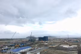 На строительной площадке электростанции Ванфонг (Фото: ВИА) 