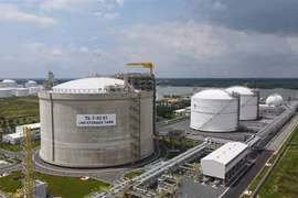 Терминал сжиженного природного газа Тхивай расположен в городе Фуми провинции Бариа - Вунгтау. (Фото: ВИA)