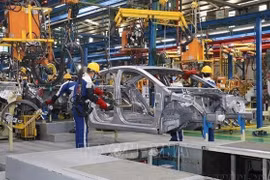 Конвейер сборки автомобилей Hyundai Thanh Cong (Фото: ВИА)