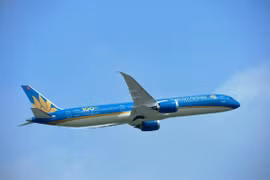 В настоящее время во Вьетнаме только авиакомпания Vietnam Airlines выполняет рейсы в Москву (Россия). (Фото: ВИА)