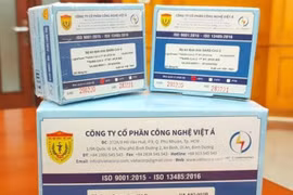 Тест-кит на коронавирус производства компании Viet A. (Фото: ВИА)