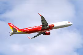 Самолет Vietjet. (Фото предоставлено Vietjet) 