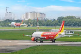 Самолет компании Vietjet (Фото: VietnamPlus) 