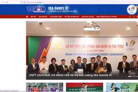 ВИА запускает специальный веб-сайт на SEA Games 31. (Фото: Скриншот)