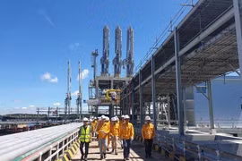 На строительной площадке проекта, инвестированного PV GAS (Фото: ВИА) 