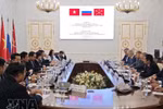 На рабочей встрече делегации с руководством Санкт-Петербурга. Фото: ВИА 
