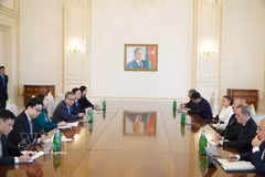 Вице-президент Вьетнама Во Тхи Ань Суан провела переговоры с Президентом Азербайджана Ильхамом Алиевым и первым вице-президентом Мехрибан Алиевой (Фото: ВИА)