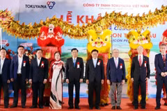 Церемония открытия глобального проекта Tokuyama Vietnam по производству кремния в Хошимине (Фото: Электронный информационный портал Хошимина)