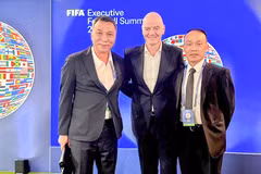 Президент VFF Чан Куок Туан и президент ФИФА Джанни Инфантино (Фото: VFF)