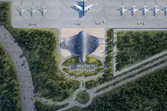 Визуализация VIP-терминала. Аэропортовая инфраструктура Фукуока готова к обслуживанию мероприятий АТЭС-2027.