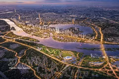 Перспективный вид проспекта вдоль Красной реки (Фото: ВИА)