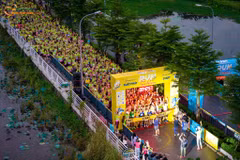 Run For Love постепенно стал привычным спортивным событием Ханоя с наступлением осени (Фото: Vietnam Airlines) 