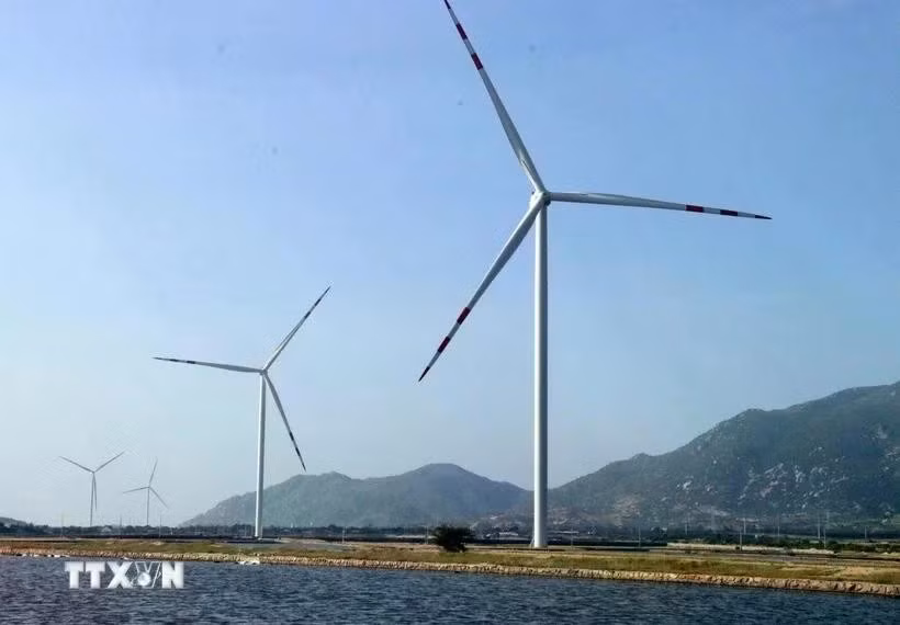Проект ветряной электростанции во Вьетнаме (Фото: ВИA)