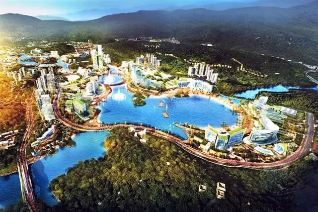 Перспектива проекта казино Вандон в провинции Куангнинь. (Фото: tuoitre.vn)