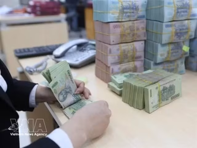 Создана государственная компания по управлению активами кредитных организаций с уставным капиталом 5 трлн донгов. (Фото: ВИА) 