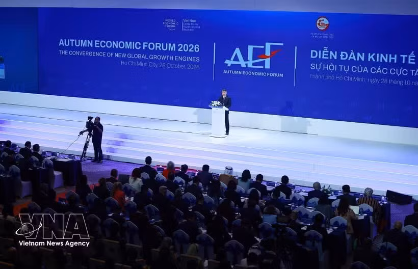 Пленарное заседание высокого уровня Осеннего экономического форума 2026 года, состоявшееся 28 октября в городе Хошимине. (Фото: ВИА)