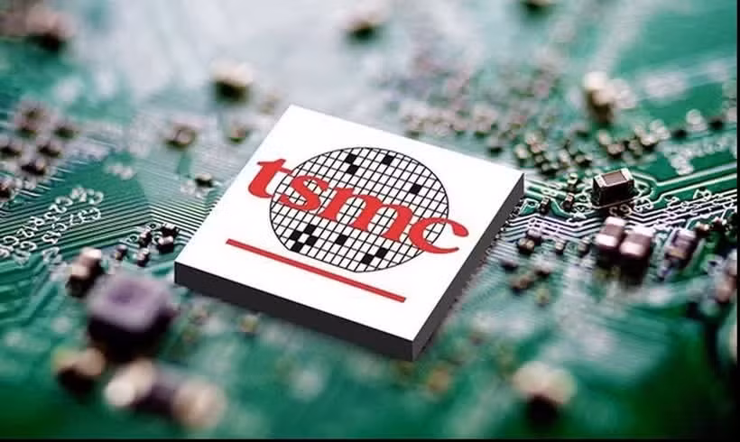 Полупроводниковый чип компании TSMC. (Фото: VCG) 