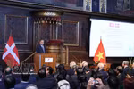 Генеральный секретарь, Президент государства То Лам выступает с программной речью в Копенгагенском университете (Дания). Фото: ВИА