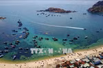 Вид на пляж Куйньон, провинция Биньдинь (Фото: ВИA)