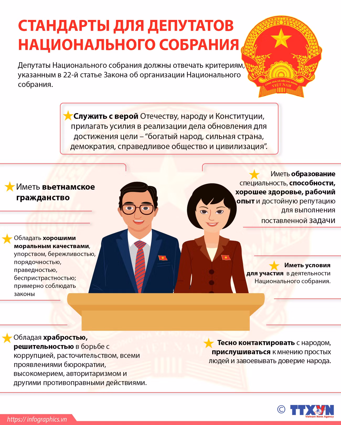 Стандарты для депутатов Национального собрания ảnh 1