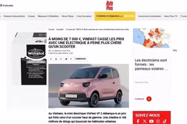 Публикация от 9 июля 2026 года во французском автомобильном журнале Auto Plus — одном из наиболее тиражных специализированных автомобильных изданий страны — с положительными оценками компактного электромобиля VinFast VF2. (Фото: ВИА).