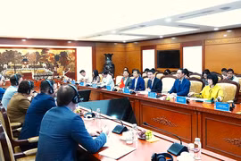 Общий вид рабочей встречи. Фото: mof.gov.vn.