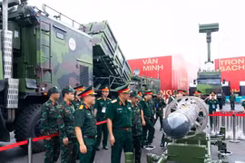 Группа Viettel представила 50 гражданских и военных технологических продуктов на выставке «80-летний путь Независимости – Свободы – Счастья», проходящей в Национальном выставочном центре с 28 августа по 5 сентября. (Фото: ВИА).