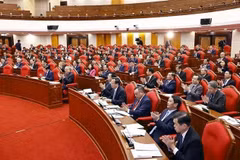 Участники пленарного пленума Центрального комитета КПВ 13-го созыва 23 января (Фото: ВИA)
