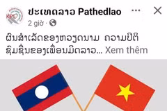 Публикация на официальной странице газеты «Патет Лао» в Facebook. (Фото опубликовано ВИА) 