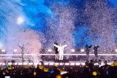 Концерт группы BIGBANG, состоявшийся на Национальном стадионе «Мидинь» в рамках мирового турне BIGBANG 2026–2027 World Tour – XX: COSMOS, стал одним из крупных международных развлекательных мероприятий во Вьетнаме в этом году. (Фото: nhandan.vn)