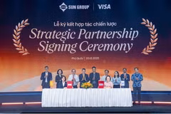 Sun Group и Visa подписали соглашение о всеобъемлющем стратегическом партнёрстве 20 декабря. (Фото: Sun Group) 