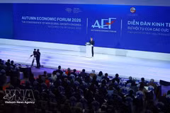 Пленарное заседание высокого уровня Осеннего экономического форума 2026 года, состоявшееся 28 октября в городе Хошимине. (Фото: ВИА)