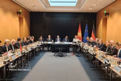 Делегация Министерства строительства Вьетнама проводит рабочую встречу с компетентными ведомствами и предприятиями Германии. Фото: ВИА.