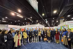 Вьетнамские экспоненты на выставке «2024 Private Label Trade Show» (Фото: ВИA)