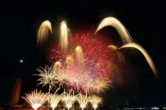 Финская команда JoHo Pyro Professional Fireworks на финале Международного фестиваля фейерверков 2024 в Дананге (DIFF) 13 июля. (Фотографии любезно предоставлены DIFF) 