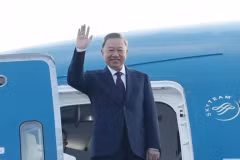 Президент Вьетнама То Лам отправляется с государственным визитом в Лаос и Камбоджу. (Фото: ВИА)