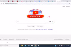 Скриншот главной страницы Google 2 сентября 2021 года.