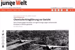 Скриншот статьи об иске Чан То Нга, опубликованной в газете Junge Welt (Фото: ВИА)