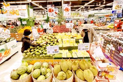 Вьетнамская сельскохозяйственная продукция реализуется в системе супермаркетов ММ Мега Маркет. (Фото: sggp.org.vn)