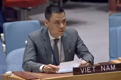 Посол Данг Хоанг Жанг, глава Постоянного представительства Вьетнама при ООН (Фото: ВИА) 